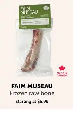 Mondou FAIM MUSEAU Frozen raw bone offer