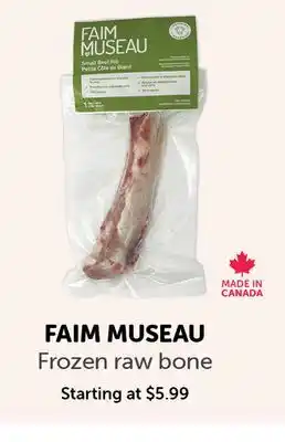 Mondou FAIM MUSEAU Frozen raw bone offer