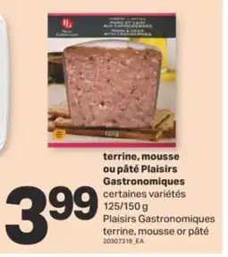 L'Intermarché TERRINE, MOUSSE OU PÂTÉ, 125/150 g offer