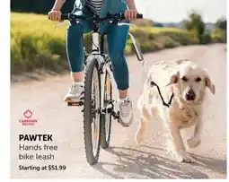 Mondou PAWTEK Hands free bike leash offer