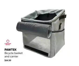 Mondou PAWTEK Bicycle basket and carrier offer