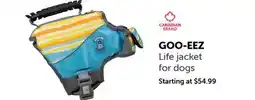 Mondou GOO-EEZ life jacket for dogs offer
