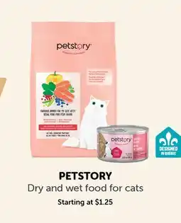Mondou PETSTORY Dry and wet food for cats offer