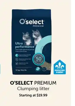 Mondou O'SELECT PREMIUM Clumping litter offer