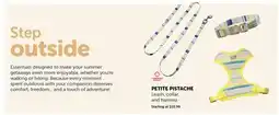Mondou PETITE PISTACHE Leash, collar and harness offer