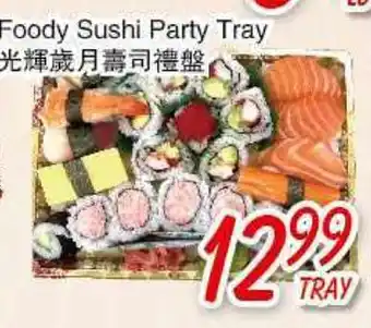 Foody Mart FOODY SUSHI PARTY TRAY offer