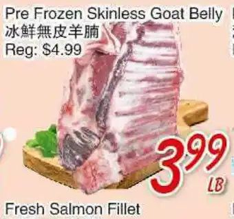 Foody Mart Pre Frozen Skinless Goat Belly offer