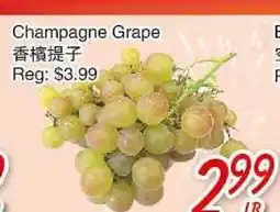 Foody Mart CHAMPAGNE GRAPE offer