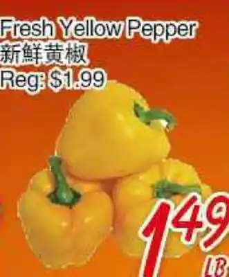 Foody Mart FRESH YELLOW PEPPER offer