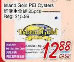 Foody Mart Island Gold PEI Oysters offer