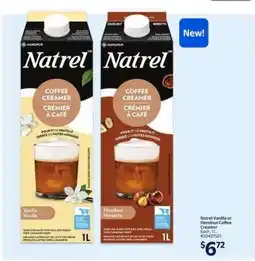 Walmart Natrel Vanilla or Hazelnut Coffee Creamer offer