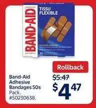 Walmart Band-Aid Adhesive Bandages 50s Pack offer