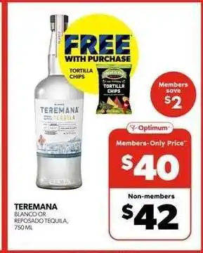 Real Canadian Liquorstore Teremana Blanco or Reposado Tequila offer