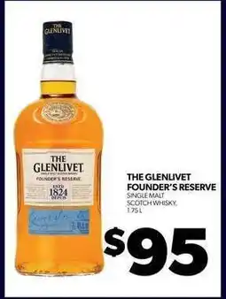 Real Canadian Liquorstore The Glenlivet Founder's Reserve offer