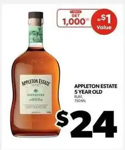 Real Canadian Liquorstore Appleton Estate 5 Year Old offer