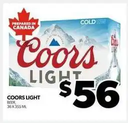 Real Canadian Liquorstore COORS LIGHT offer