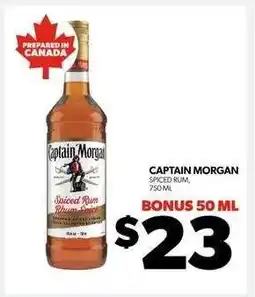 Real Canadian Liquorstore Captain Morgan Spiced Rum offer