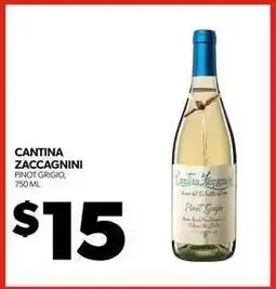 Real Canadian Liquorstore Cantina Zaccagnini Pinot Grigio offer