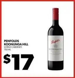 Real Canadian Liquorstore Penfolds Koonunga Hill offer