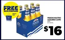 Real Canadian Liquorstore PERONI NASTRO AZZURRO CAPRI offer