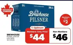 Real Canadian Liquorstore BREWHOUSE PILSNER offer