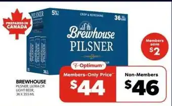 Real Canadian Liquorstore BREWHOUSE PILSNER offer
