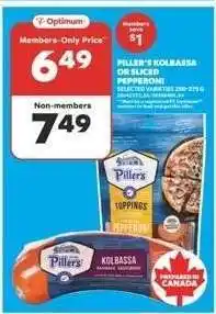 Real Canadian Superstore PILLER’S KOLBASSA OR SLICED PEPPERONI offer