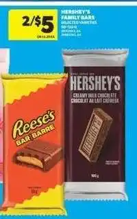 Real Canadian Superstore HERSHEY'S Family Bars offer