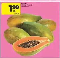 Real Canadian Superstore PAPAYA offer