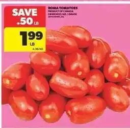 Real Canadian Superstore Roma Tomatoes offer