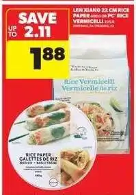 Real Canadian Superstore LEN XIANG 22 CM RICE PAPER or PC RICE VERMICELLI offer