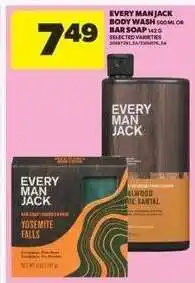 Real Canadian Superstore Every Man Jack Body Wash or Bar Soap offer