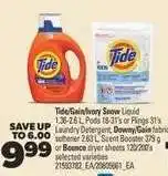 Real Canadian Superstore Tide/Gain/Ivory Snow Liquid offer