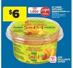 Real Canadian Superstore PC Sweet with Heat Mango Salsa 300 g offer