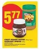 No Frills KRAFT PEANUT BUTTER / HAZELNUT SPREAD offer
