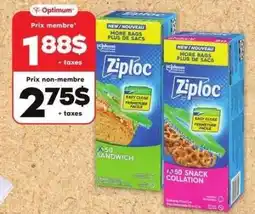 Maxi ZIPLOC Sandwich & Snack Bags offer