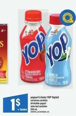 Maxi YOP Yoplait offer