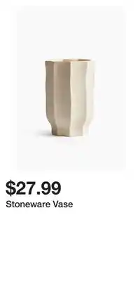 H&M Stoneware Vase offer