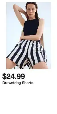 H&M Drawstring Shorts offer