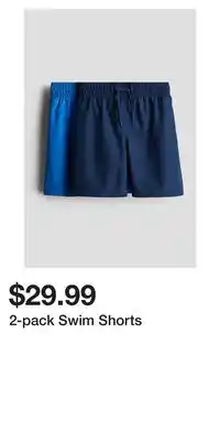 H&M 2-pack Swim Shorts offer