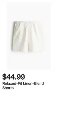 H&M Relaxed-Fit Linen-Blend Shorts offer