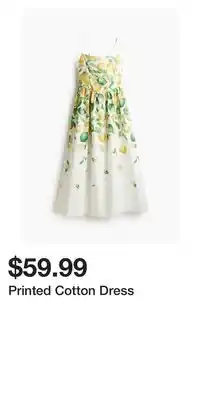 H&M Printed Cotton Dress offer