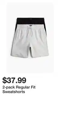 H&M 2-pack Regular Fit Sweatshorts offer