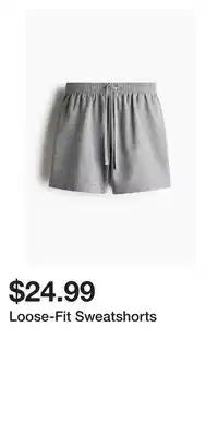 H&M Loose-Fit Sweatshorts offer