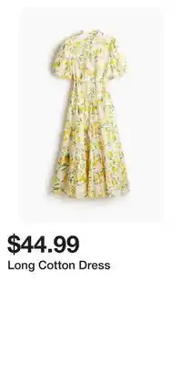 H&M Long Cotton Dress offer