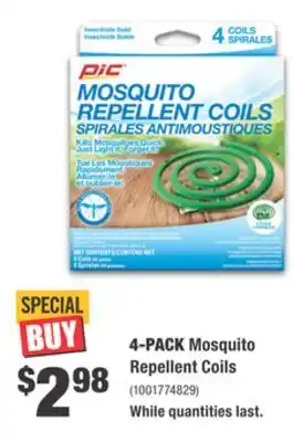 Home Depot PIC 4-PACK Mosquito Repellent Coils offer