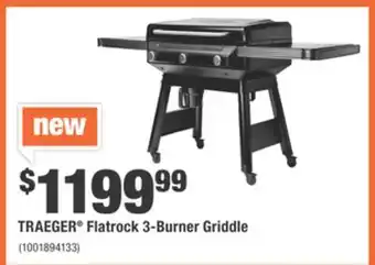 Home Depot TRAEGER Flatrock 3-Burner Griddle offer