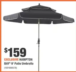 Home Depot HAMPTON BAY 9' Patio Umbrella offer