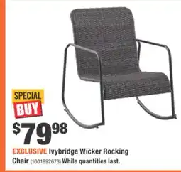 Home Depot Ivybridge Wicker Rocking Chair offer