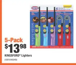 Home Depot KINGSFORD Lighters offer